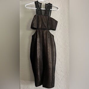 Premonition Black/Rose Gold Sofia Dress